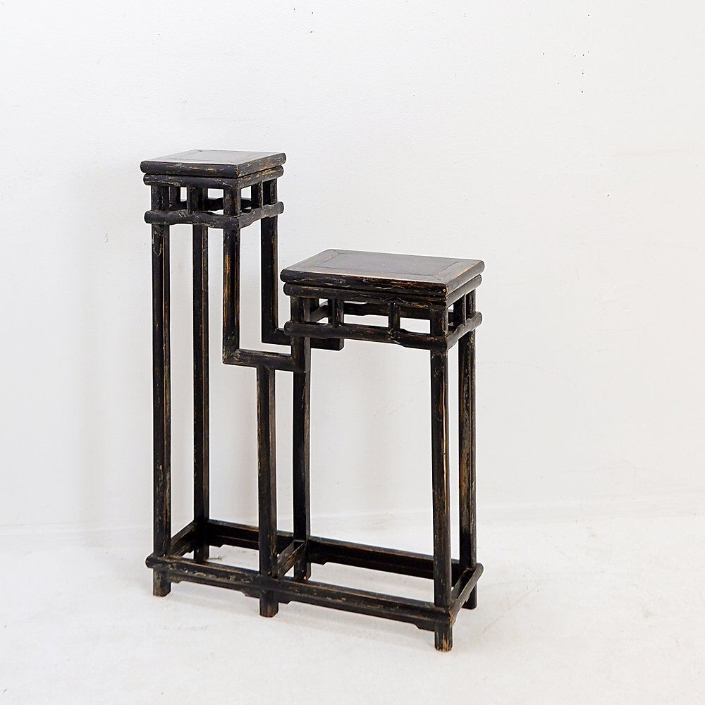 Two-tier bonsai shelf or display – Asian style, circa 1930