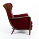 A rare high-backed lounge chair by Knoll, Art Deco.