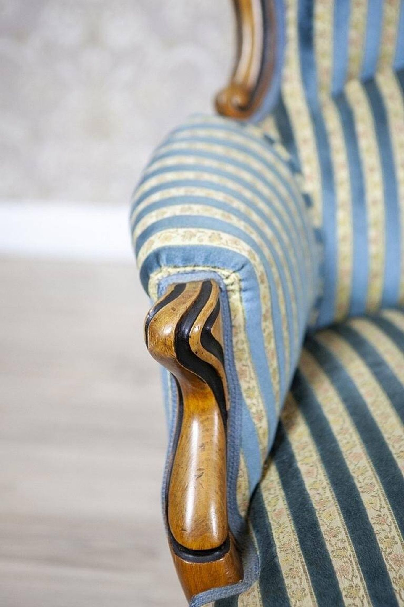Antique Walnut Chair, 1890s
