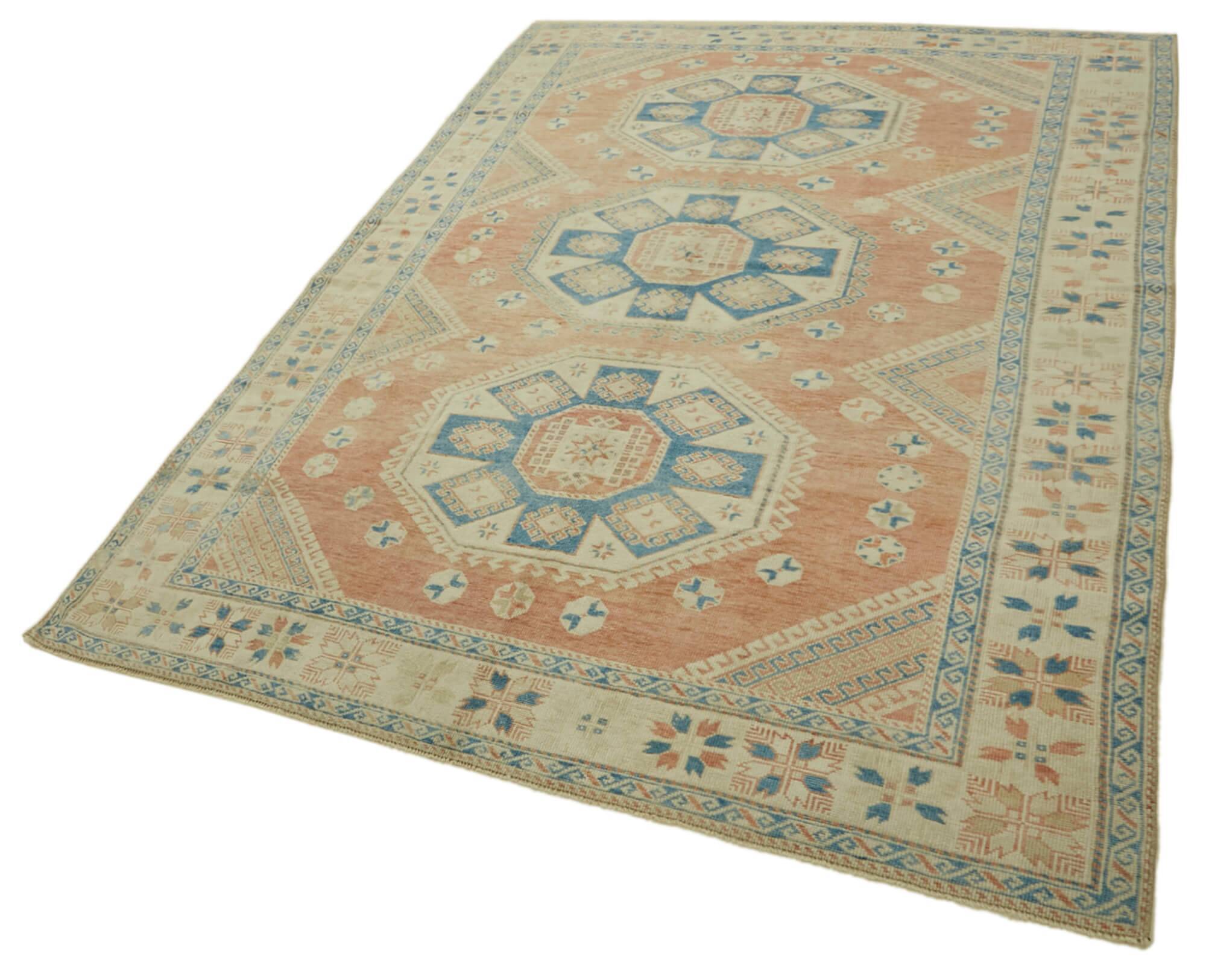 Turkish Vintage Anatolian Rug 191 cm x 299 cm