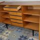 Scandinavian mini buffet sideboard in teak, Denmark 1960s