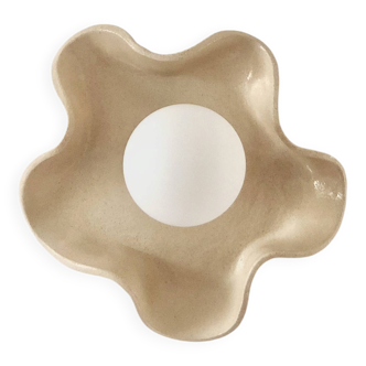 Square Coco Ceramic Wall Light - Jelly Sand