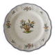 Flat earthenware plate of Desvres