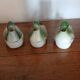 3 earthenware candy jars