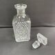 Baccarat - whisky carafe (1) - modern mid-century - cut crystal - model burgos