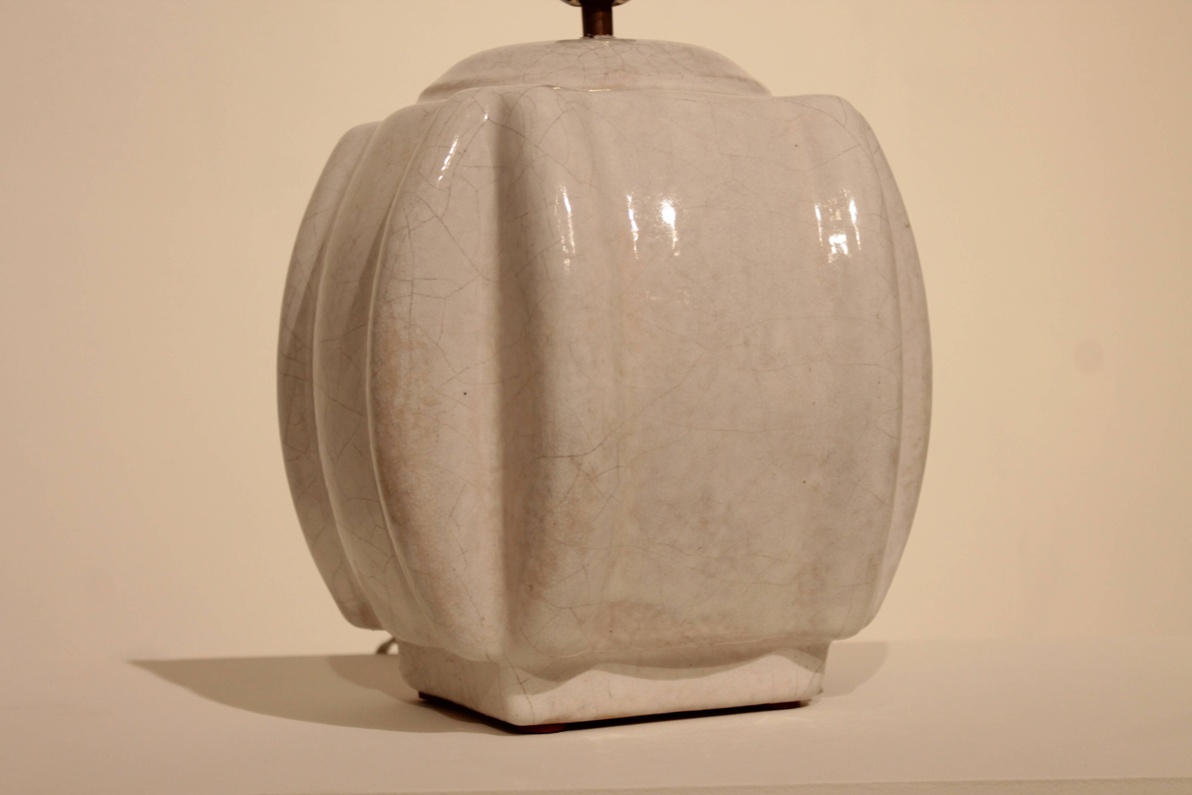 Grande lampe en céramique Art Déco de Paul Bonifas