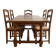 Farmhouse table and 6 solid wood chairs