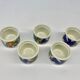 Ensemble de 5 coquetiers Villeroy & Boch Acapulco