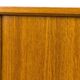 Vintage teak sideboard with sliding doors 1970s