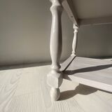 Table basse vintage rustique - rose et doré