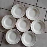7 deep plates from Sarreguemines