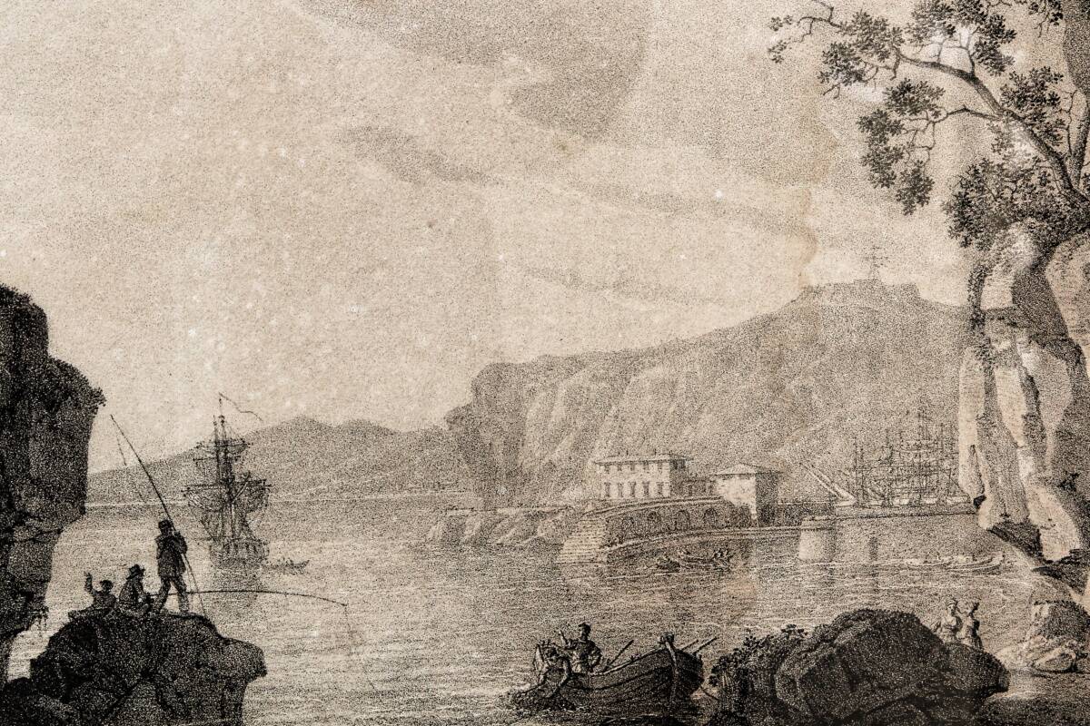 Paire de lithographies encadrées, par G. Engelmann, début 19ème.