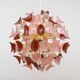 Italian Sputnik Chandelier in Pink and Ruby Murano Glass and Brass