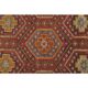 1970s Vintage Turkish Oushak Handmade Wool Cotton Red Area Rug 169x280