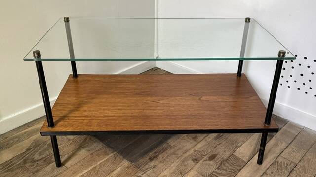 1960 Low Table with Double Tops