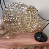 Set of three Scandinavian glass pendant lights