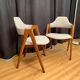 Pair of Compass chairs by Kai Kristiansen, SVA Møbler, Denmark, 1960s
