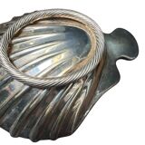Set of two metal pocket emptiers, scallop shape