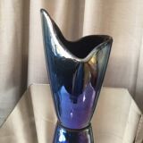 Vase in gres flame of rambervillers contemporary form