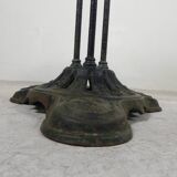 Art Deco bistro table, garden table on cast iron base