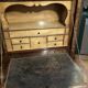 19th Century Secretary in Mahogany and Lemonwood
