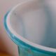 Vase space age en opaline Carlo Moretti 70s