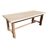 Table de ferme bois brut