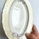 Ravier vintage L'Amandinoise model Paola white cream flowers