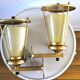 Pair of 50s design wall lamps