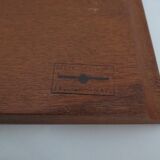 1960s  Mid Century Teak And Glass Serving Dishes on Tray