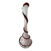 Signed glass soliflore vase