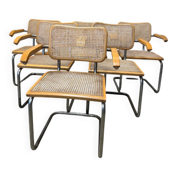 Chaises Marcel Breuer B64 1970
