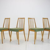 1970s set of four dining chairs by Ton, Czechoslovakia