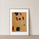 Hand Painted Abstract Wall Art 12 - Scribbles