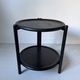 Bar cart from the 60s-70s in its factory black version, attributed to Jens Quistgaard.