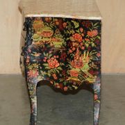 Antique Chinoiserie Commode Hand-Painted with Marble Top