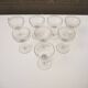 8 Antique Art Deco Champagne Glasses