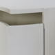 Simon Gavina Italian white lacquered wood  nigthstands, 1970s