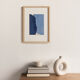 Monotype painting on framed paper signed Eawy.