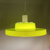 Large Space Age green hanging lamp