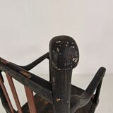 Fauteuil anglais de style chinoiserie vers 1900