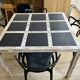 Slate and wood table