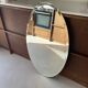 Grand miroir ovale vintage