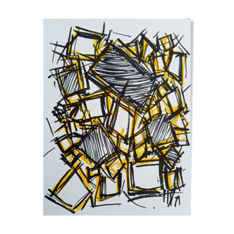 Abstraction mosaic space
