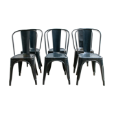 Série de six chaises Tolix Xavier Pauchard 1960