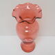 Art Czech glass vase, by Glasswork Novy Bor, 1950s