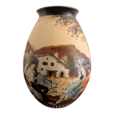 Vase ovoïde en grès basque Ciboure, Rodolphe Fischer et Richard Le Corrone