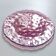 Vintage Bormioli Rocco Purple Glass Plate: Mid-Century Italian Decor