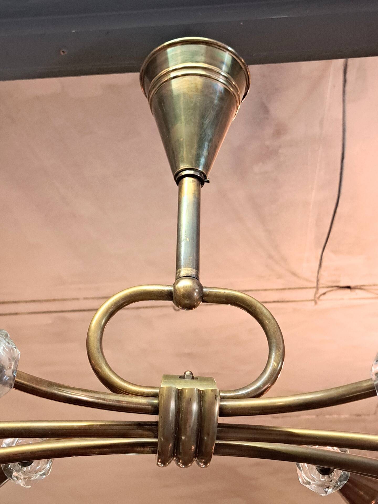 Lunel set of 1 chandelier and its pair of wall lights