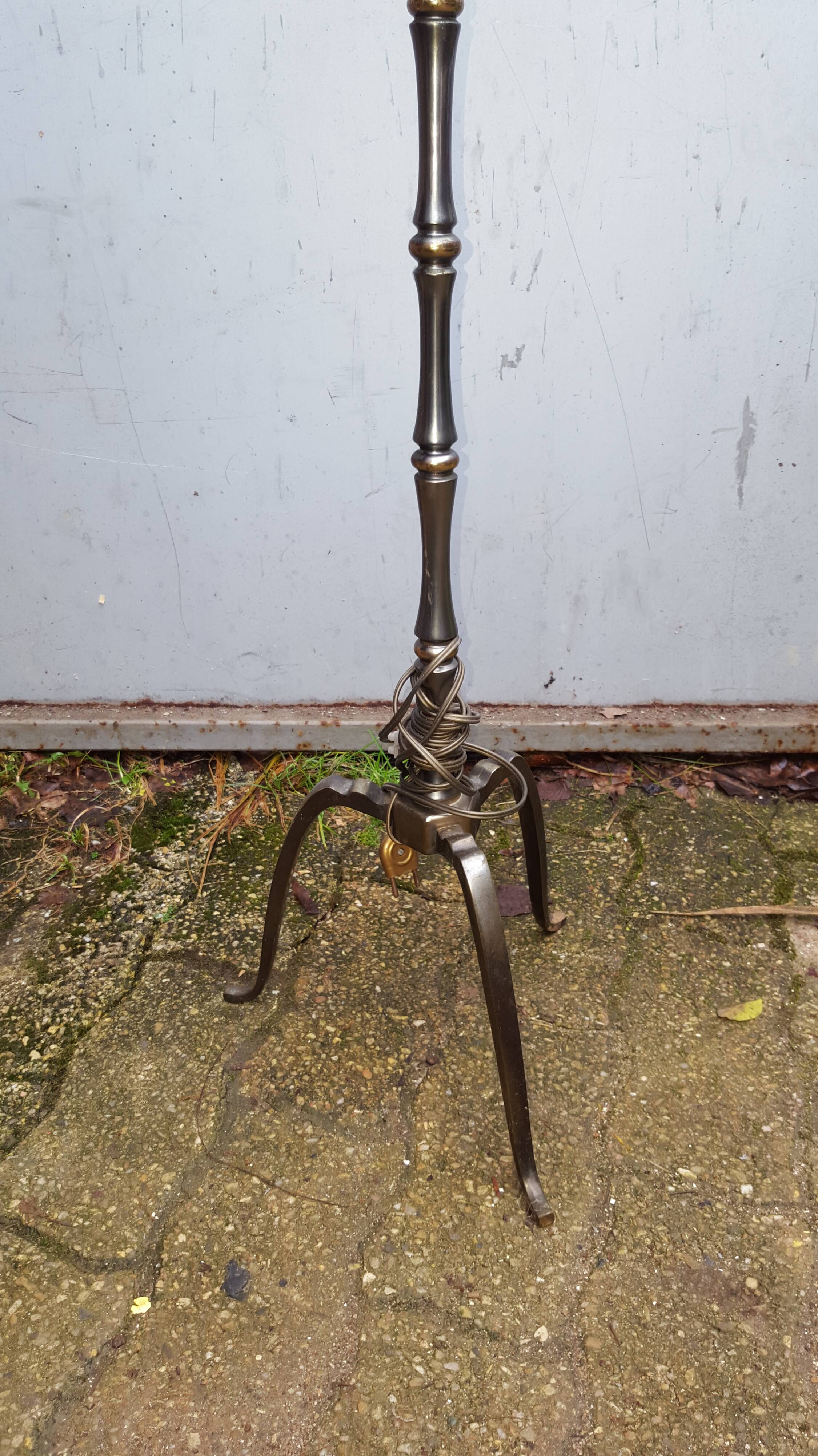 Vintage brass lamp 1960